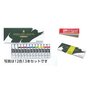 ターナー色彩 T AG 11ml 12色 スクールセット 106412