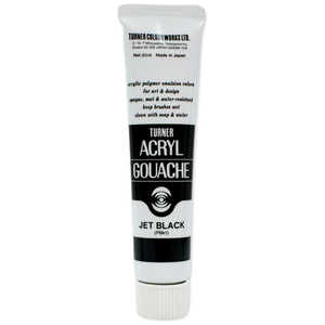 ターナー色彩 普通色 20ml アクリルガッシュ ジェットブラック AG020009 ターナー色彩 普通色 20ml アクリルガッシュ ジェットブラック AG020009