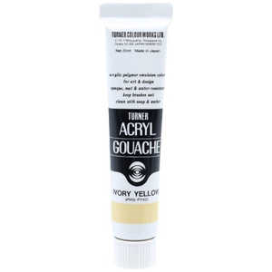 ターナー色彩 普通色 20ml アクリルガッシュ アイボリーイエロー AG020135 ターナー色彩 普通色 20ml アクリルガッシュ アイボリーイエロー AG020135