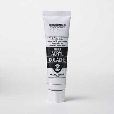 ターナー色彩 ターナー アクリルガッシュ 40ml A0 ミキシングホワイト