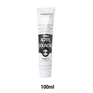 ターナー色彩 普通色 100ml アクリルガッシュ ホワイト AG100001 ターナー色彩 普通色 100ml アクリルガッシュ ホワイト AG100001