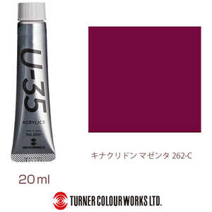 ターナー色彩 ヘビーボディ 20ml U-35 アクリリックス キナクリドンマゼンタ UA020262