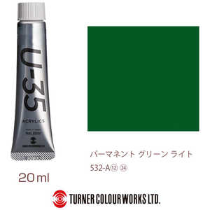 ターナー色彩 ヘビーボディ 20ml U-35 アクリリックス パーマネントグリーンライト UA020532 ターナー色彩 ヘビーボディ 20ml U-35 アクリリックス パーマネントグリーンライト UA020532