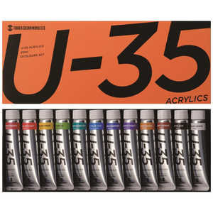 ターナー色彩 12色セット (20ml) U-35 アクリリックス UA02012C