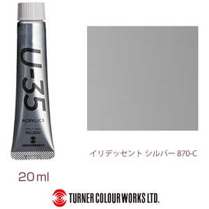 ターナー色彩 ヘビーボディ 20ml U-35 アクリリックス イリデッセントシルバー UA020870 ターナー色彩 ヘビーボディ 20ml U-35 アクリリックス イリデッセントシルバー UA020870