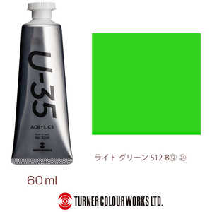 ターナー色彩 ヘビーボディ 60ml U-35 アクリリックス ライトグリーン UA060512 ターナー色彩 ヘビーボディ 60ml U-35 アクリリックス ライトグリーン UA060512