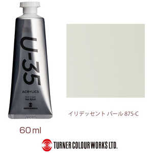 ターナー色彩 ターナー アクリル絵具 U35 60ml 875 イリデッセント パール UA060875 ターナー色彩 ターナー アクリル絵具 U35 60ml 875 イリデッセント パール UA060875