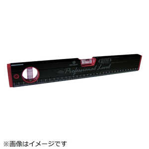 アカツキ製作所 箱型アルミレベル(黒×赤) RB270450MM