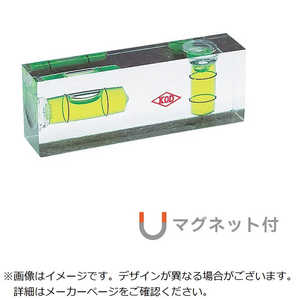 アカツキ製作所 KOD 平型アイベルマグネット付水平器 15×26×70mm PWM2570 アカツキ製作所 KOD 平型アイベルマグネット付水平器 15×26×70mm PWM2570