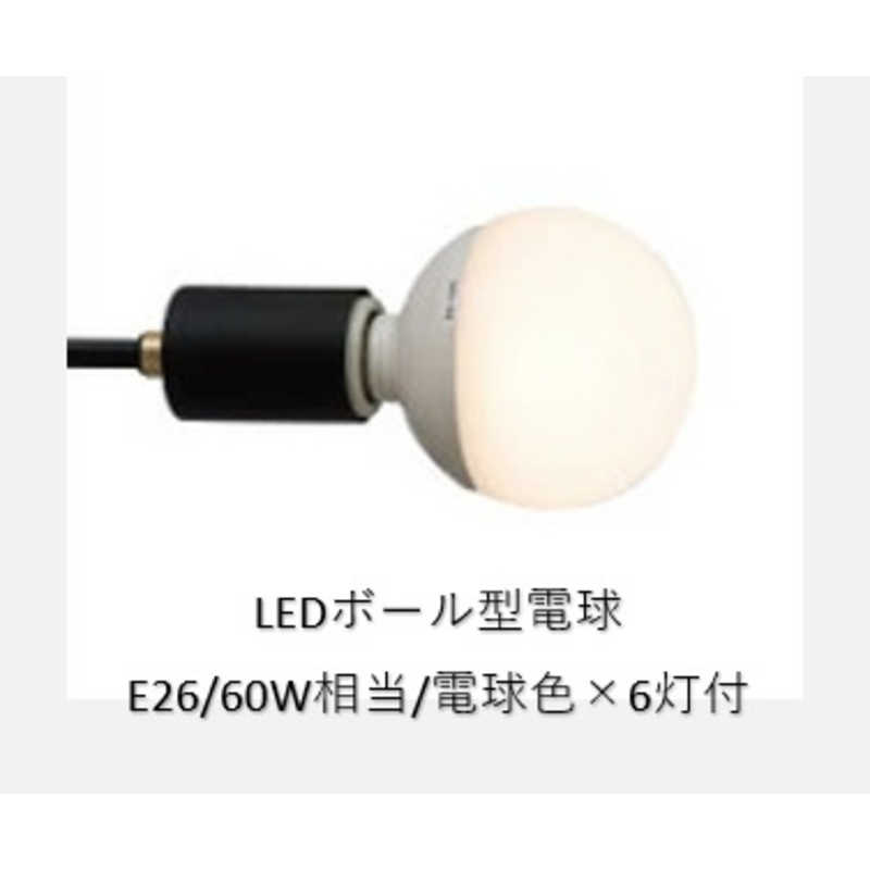 インターフォルム インターフォルム シーリングライト Astre(アストル) LED電球(E2660W相当φ95ボール球型)×6灯付 8畳 電球色  LT2678 LT2678