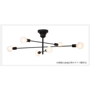 インターフォルム シーリングライト Astre(アストル) LED電球(E2660W相当φ95ボール球型)×6灯付 8畳 電球色  LT2678