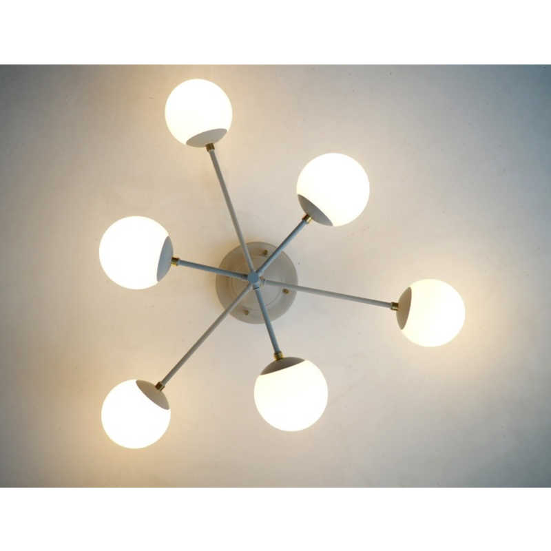 インターフォルム インターフォルム シーリングライト Poutala(ポウタラ) 小型LED電球(E17/40W相当/電球色)×6灯付 ［4.5畳 /電球色］ LT-4325 LT-4325