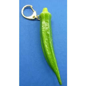 志賀サンプル 職人の作る食品サンプル キーチェーン オクラ SIGA52232 志賀サンプル 職人の作る食品サンプル キーチェーン オクラ SIGA52232