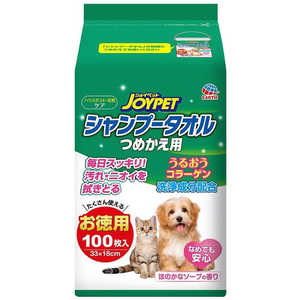 アースペット シャンプータオル ペット用 つめかえ用 100枚入 アースペット シャンプータオル ペット用 つめかえ用 100枚入