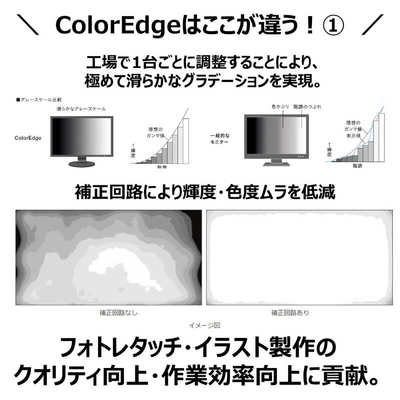EIZO EIZO カラーマネジメント液晶モニター ColorEdge ブラック [27型 /WQHD(2560×1440） /ワイド] CS2731-BK CS2731-BK