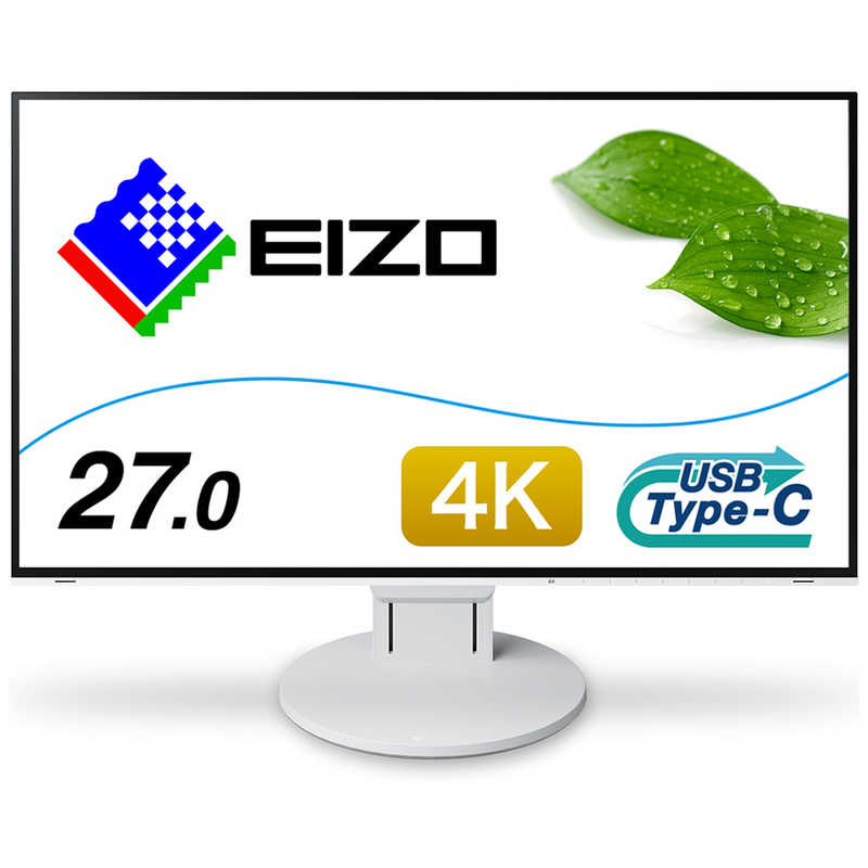 EIZO EIZO PCモニター FlexScan(Surface専用仕様モデル) ホワイト [27型 /4K(3840×2160） /ワイド] EV2785-SFWT EV2785-SFWT