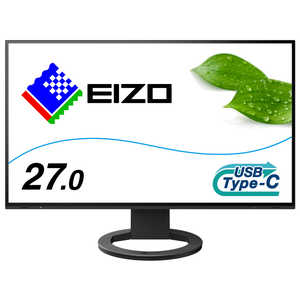 EIZO USB-C接続 PCモニター FlexScan [27型/WQHD(2560×1440)/ワイド] ブラック EV2781-BK