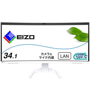 EIZO tj^[ m34.1^ /UWQHD(3440×1440) /Ch /Ȗʌ^n EV3450XC-WT