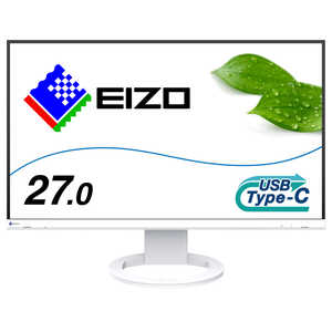 EIZO FlexScan USB Type-CΉ m[gPCd ڌy m27^ /WQHD(2560×1440) /Chn zCg EV2720S-WT