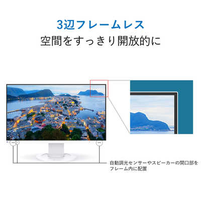 EIZO カラー液晶モニター ［23.8型 / フルHD(1920×1080) / ワイド