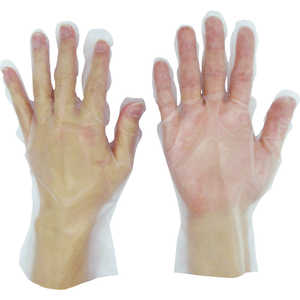 帝人フロンティア ポリエチレンぴったり手袋 Lサイズ PE01C2L (1箱100枚)