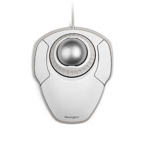 ＜コジマ＞ ケンジントン マウス トラックボール Orbit ホワイト&グレー [光学式/2ボタン/USB/有線] K72500JP