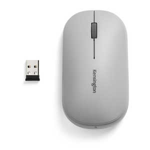＜コジマ＞ ケンジントン マウス SureTrack グレー [光学式 /無線(ワイヤレス) /3ボタン /Bluetooth・USB] K75351JP