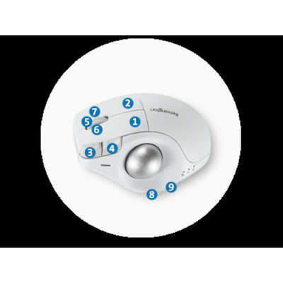 Kensington K75264JP WHITE トラックボールマウス 【公式通販】