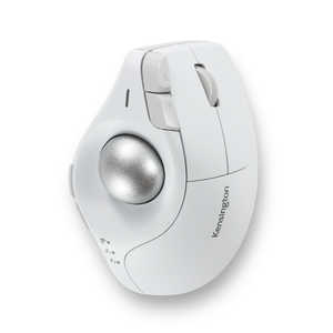 ＜コジマ＞ ケンジントン ワイヤレストラックボールマウス Pro Fit Ergo Vertical ホワイト [光学式 /無線(ワイヤレス) /9ボタン /Bluetooth] K75264JP