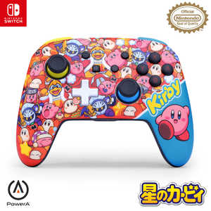 POWERA エンハンスド・ワイヤレスコントローラー for Nintendo Switch - 星のカービィ プププ大集合! パワーエー NSGP0443JP-01 POWERA エンハンスド・ワイヤレスコントローラー for Nintendo Switch - 星のカービィ プププ大集合! パワーエー NSGP0443JP-01