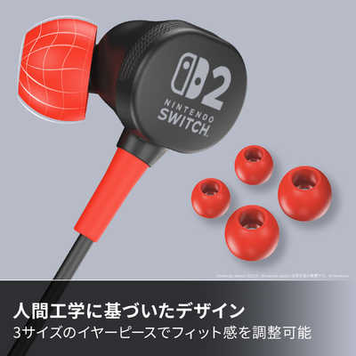 POWERA 有線イヤホン for Nintendo Switch 2 ブラック NSHS0531JP-01