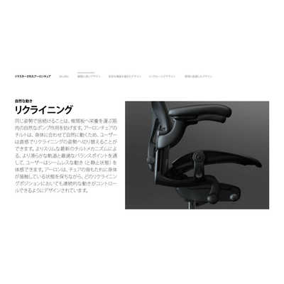 ハーマンミラー アーロンチェア リマスタード ポスチャーフィットSL B