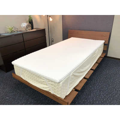 大宗 低反発マットレストッパー (シングルサイズ/97×200×3cm/ホワイト