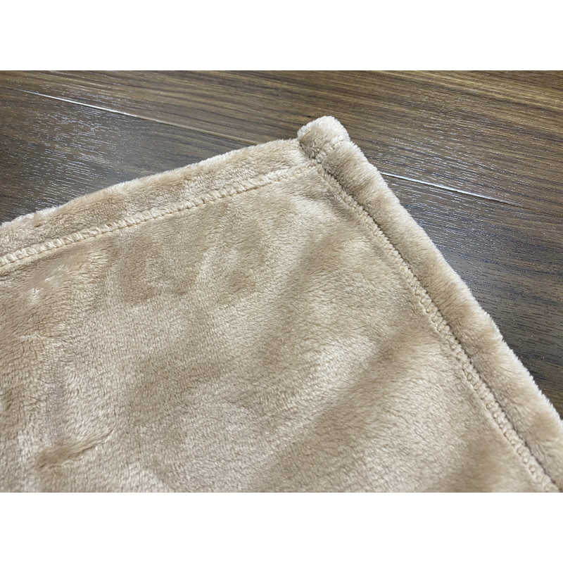 大宗 大宗 【毛布】ソフトタッチなめらか毛布　エマ　シングルサイズ(140x190cm/ブラウン)　ブラウン  