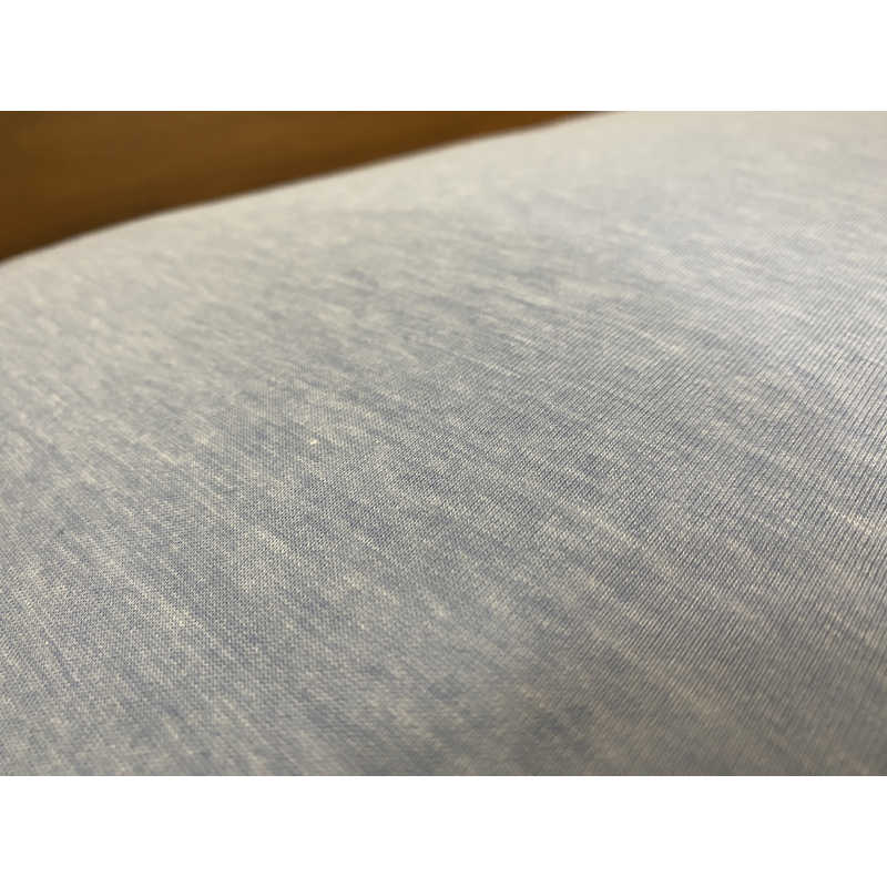 大宗 大宗 冷感&杢ニット リバーシブル枕カバー ブルー (43×63cm)  