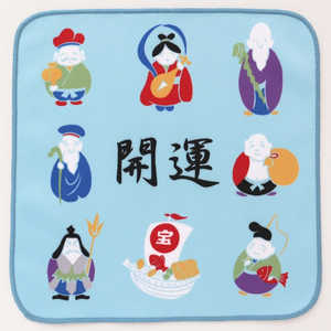 ブルーミング中西 和柄スマホハンカチ 七福神 