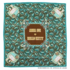 ブルーミング中西 ANNA SUI × HELLO KITTY 大判プリントハンカチ リーフ柄 ブルーミング中西 ANNA SUI × HELLO KITTY 大判プリントハンカチ リーフ柄