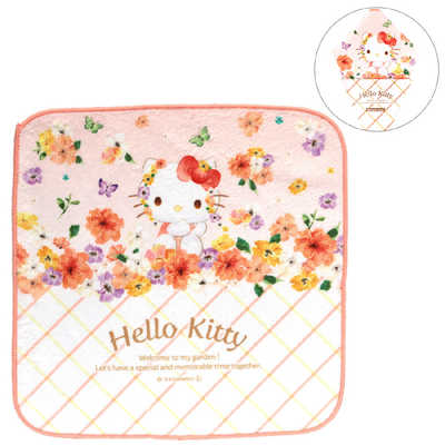 ブルーミング中西 ハローキティ ブーケ タオルハンカチ の通販