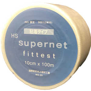畑中産業 HSスーパーメッシュ＃25 粘着付100mmX100m HSｽｰﾊﾟｰﾒｯｼｭ#25ﾈﾝﾁｬｸ