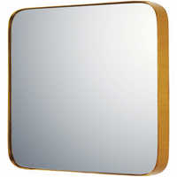 ユーパワー スリムライン ミラー ラウンドM(グロスホワイト) SM-07031