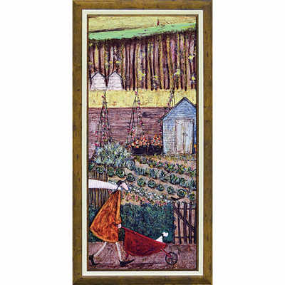 ザクの額入りの絵、中古！貴重！ 0290355-2.jpg