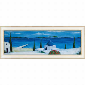 ユーパワー アート額 ジュリア ホーキンス「エーゲ海の夏2」 JH15002 ユーパワー アート額 ジュリア ホーキンス「エーゲ海の夏2」 JH15002