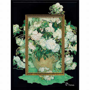 ユーパワー ビッグアート ?名画Sシリーズ?(ゴッホ「ホワイトローズ」) BA04014 ユーパワー ビッグアート ?名画Sシリーズ?(ゴッホ「ホワイトローズ」) BA04014