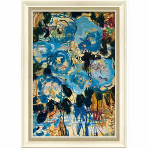 ユーパワー アート額 リリア オルロヴァー ホームズ「ブルー ブーケ」 LO16502 ユーパワー アート額 リリア オルロヴァー ホームズ「ブルー ブーケ」 LO16502