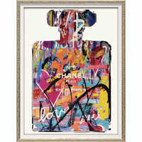 【アート額】オマージュ キャンバスアート「グラフィティ パフューム2（Lサイズ） ユーパワー アート額 オマージュ キャンバスアート「パフューム