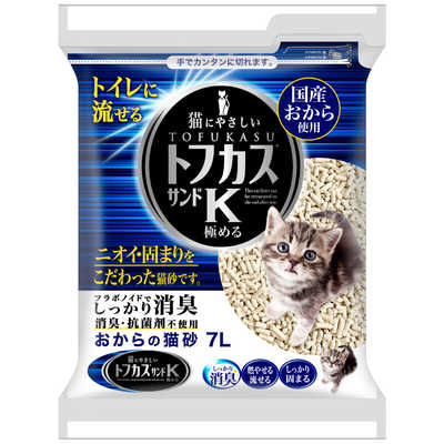 ペグテック 猫砂 トフカスサンドK 7L の通販 - カテゴリ：日用品