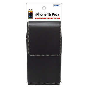 アスデック iPhone 16 Pro ベルトクリップ付ホルダー縦型 SHIP40PV アスデック iPhone 16 Pro ベルトクリップ付ホルダー縦型 SHIP40PV