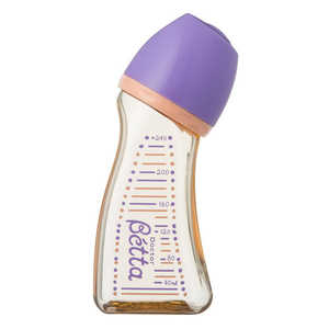 ズームティー ドクターベッタ 哺乳びん ブレイン 広口 WS2 240ml (パープル) 