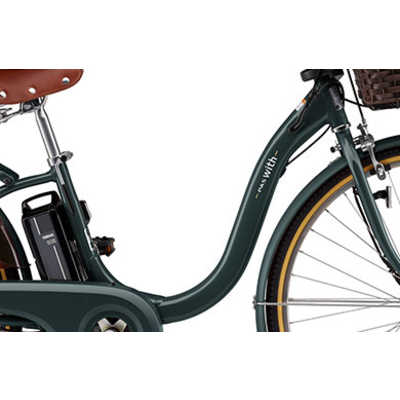 pas with DX 26インチ ブラック 電動アシスト自転車