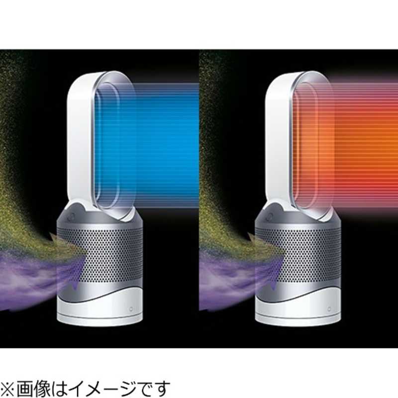 ダイソン　dyson ダイソン　dyson DCモーター搭載空気清浄機能付ファンヒーター ｢Pure Hot+Cool Link｣ HP03WS ホワイト/シルバｰ HP03WS ホワイト/シルバｰ